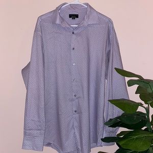 Alfani size large purple button down